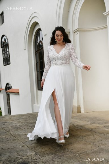 Curvy-Brautkleid