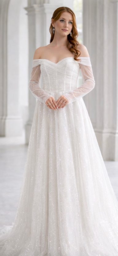 Brautkleid für reguläre Größen