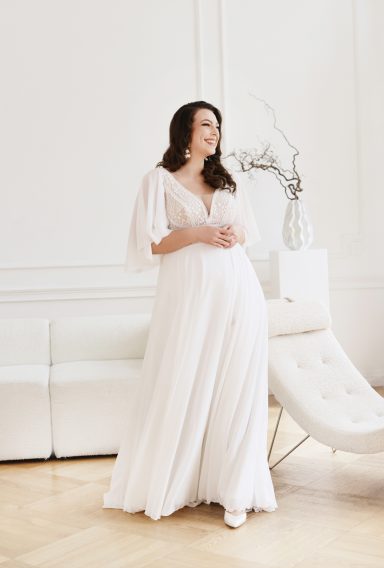 Curvy-Brautkleid